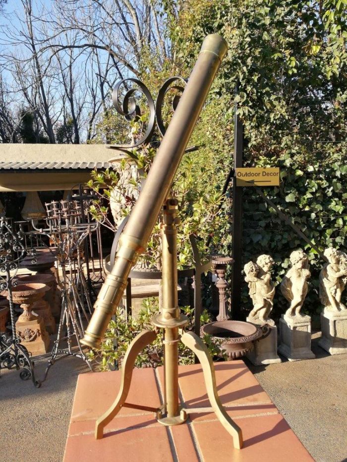 A 20th Century Brass Telescope On Stand - Image 3