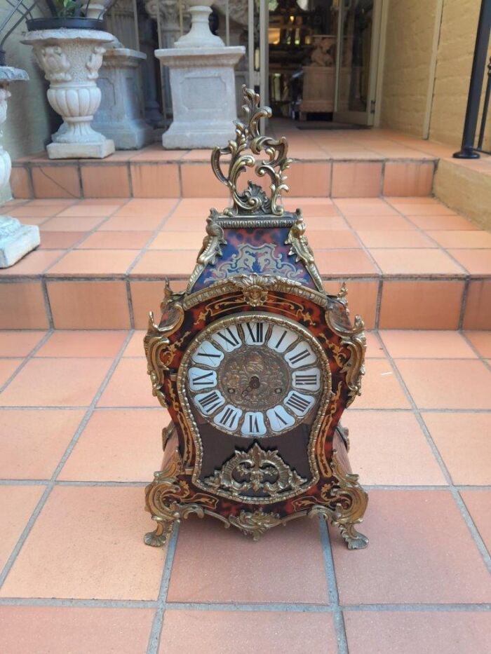 A 19th Century French Tortoiseshell Boulle Clock - Image 3