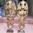 An Early 20TH Century Pair Of Gilt-Wood Carved Decorative Objects