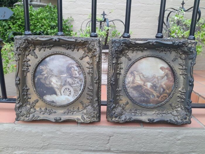 A 20th Century Set Of Six Assorted Gilt Framed Panels - Image 2