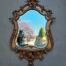 A 19th Century Giltwood And Bevelled Mirror With Shelf