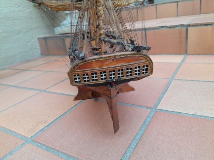 A 20th Century Hand-Made French Sailing Ship - Image 5