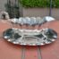 A 20th Century Silver Plate Gravy/Sauce Boat On Tray