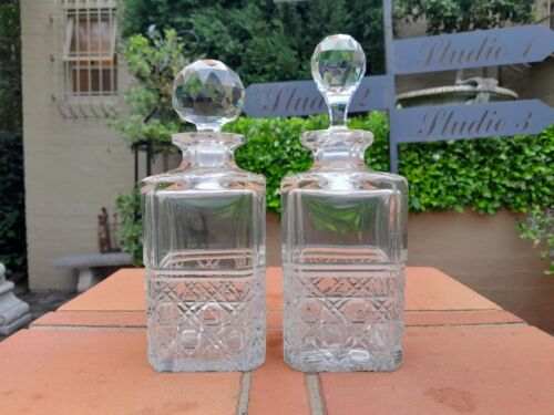 A Pair Of Cut Crystal Whiskey
