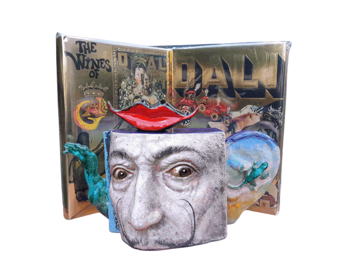 A 20th Century Set Of Two Books LES DÎNERS DE GALA & THE WINES OF GALA By Salvador Dalí And A Noi Volkov (Russian 1947 -) SALVADOR DALÍ TEAPOT  Signed, Dated 05 And Numbered 12/30painted And Glazed Ceramic