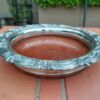 An Early 19th Century Electroplate Champagne Coaster On Wooden Base