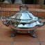 A 20th Century Large Silver Plate Tureen With Lid On Feet
