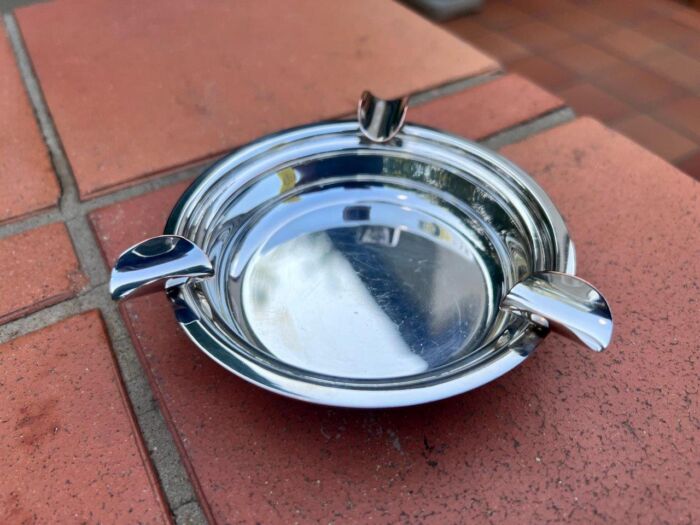 A Christofle Silver Plated Bottle Coaster, And A Silver Plated Ashtray - Image 5
