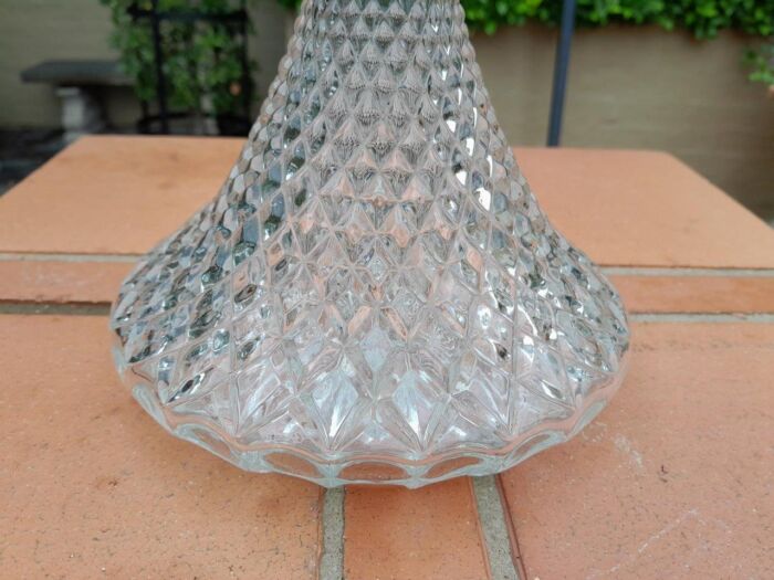 A Hand Blown Crystal Decanter With Stopper - Image 4