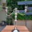 A Silver Plate  Candelabra
