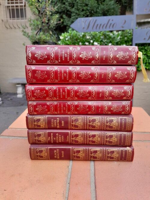 A 20TH Century Circa 1967  English Set of Four Volumes of Maculays History of England to the Death of William III 