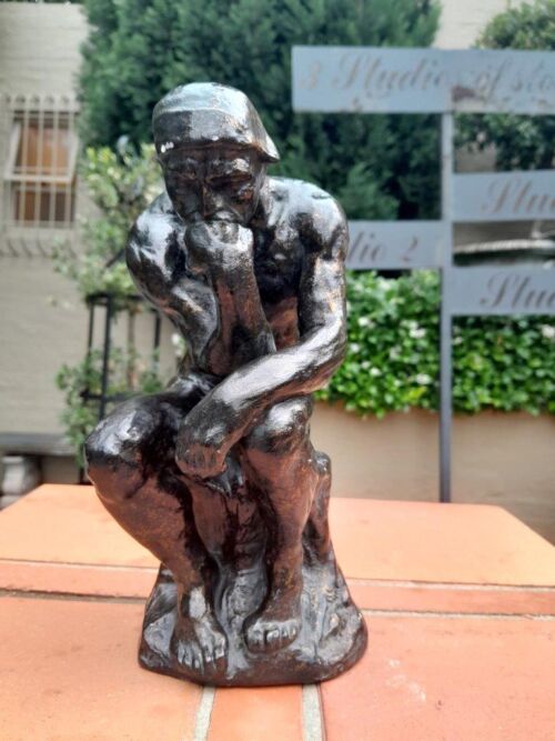 Metal Rodin The Thinker Figurine