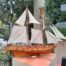 A 20th Century Handmade in Mauritius Model Ship