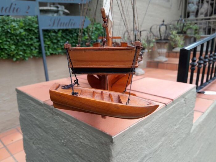 A 20th Century Handmade in Mauritius Model Ship - Image 8
