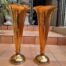 A Pair of Brass Decorative Urns / Vases