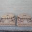An Antique 19TH Century Pair Of Carved Wooden Teak Capitals