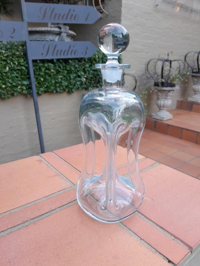 A Cutglass Glug-Glug Decanter - Image 3