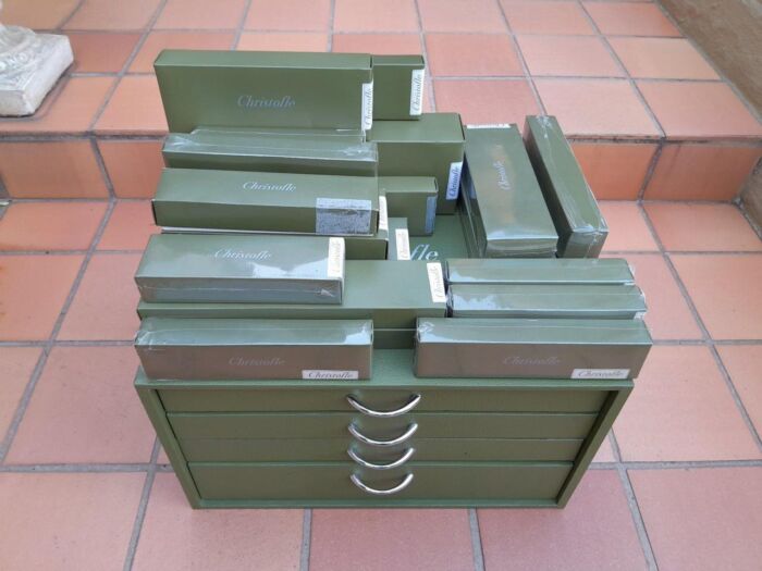 A Brand New Christofle Silver Plate Twelve Place Cutlery Set in Original Canteen (Never Used) - Image 4