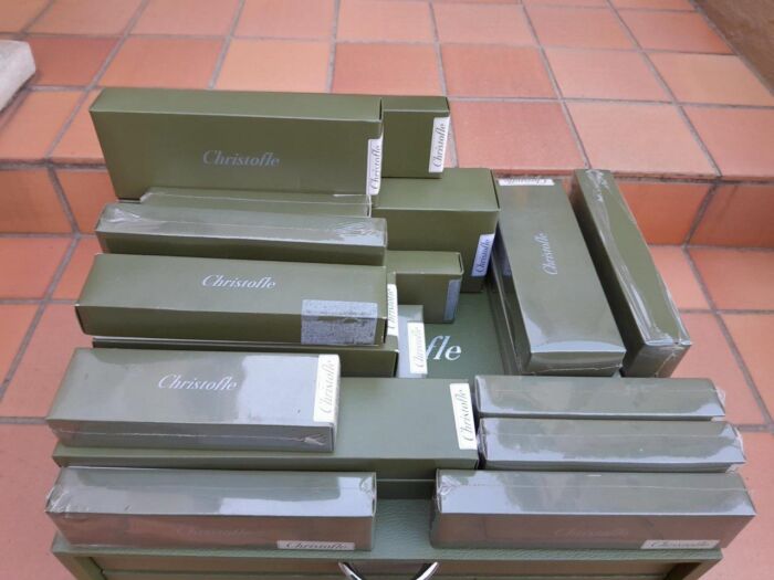 A Brand New Christofle Silver Plate Twelve Place Cutlery Set in Original Canteen (Never Used) - Image 6