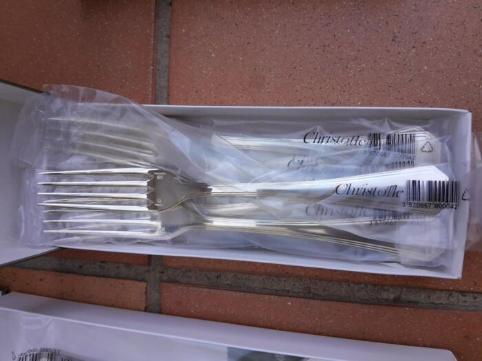 A Brand New Christofle Silver Plate Twelve Place Cutlery Set in Original Canteen (Never Used) - Image 10