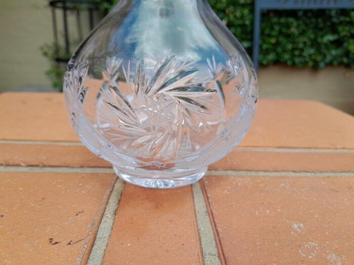 A Set of  Three Neman Cut Crystal Decanters - Image 8