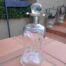 A Late 19th Century English Victorian Glug-Glug Decanter With Silver Collar