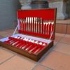 An A1 Silver Plate 8 Place Cutlery Set By Holmes & Edwards In A Canteen - Image 3