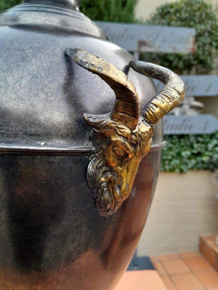 A 20th Century Maitland Smith Vase With Rams Hea - Image 8
