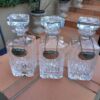 A Set Of Three Cut Glass Decanters With Labels (Whisky, Gin And  Brandy) - Image 4