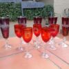 A 20th Century Collection Of Eleven Bohemian Cut Crystal Champagne And Sherry Glasses - Image 2