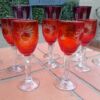A 20th Century Collection Of Eleven Bohemian Cut Crystal Champagne And Sherry Glasses - Image 5