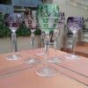 A 20th Century Collection Of  Six Bohemian Of Cut Crystal Wine  Gasses - Image 2