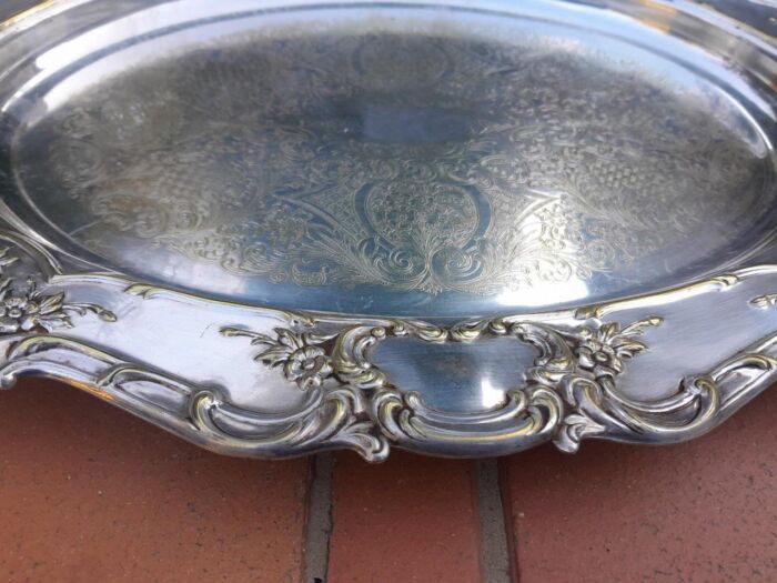 A 20th Century French EPNS Tray - Image 6