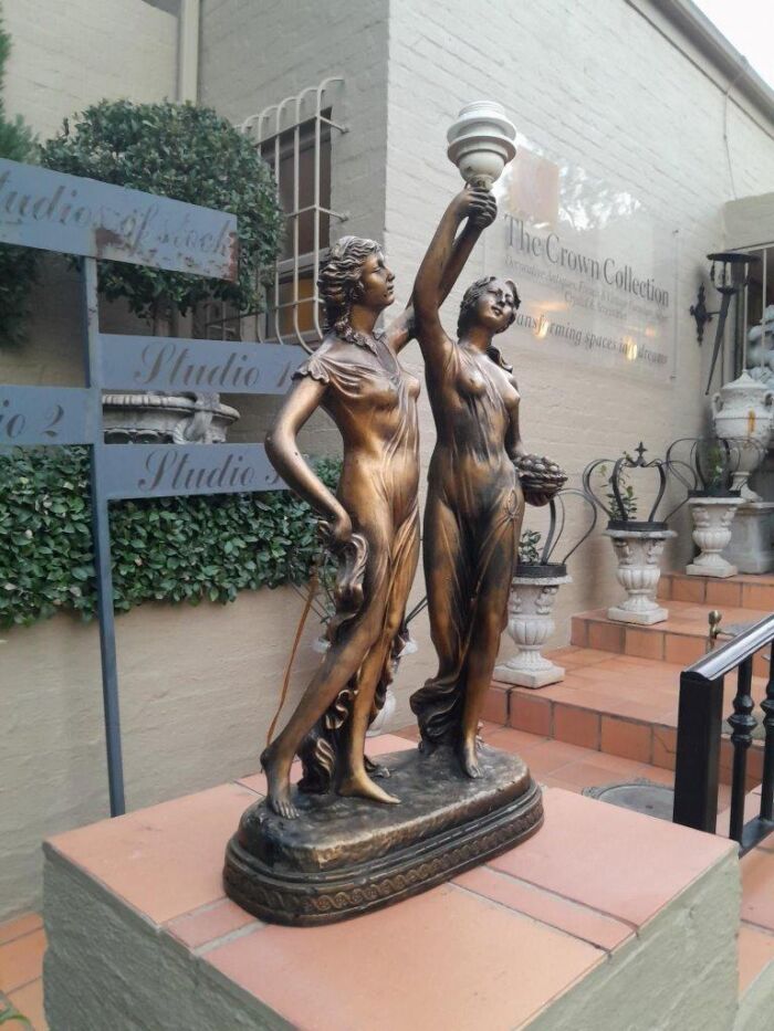 A 20th Century Gold Figural Lamp - Image 4