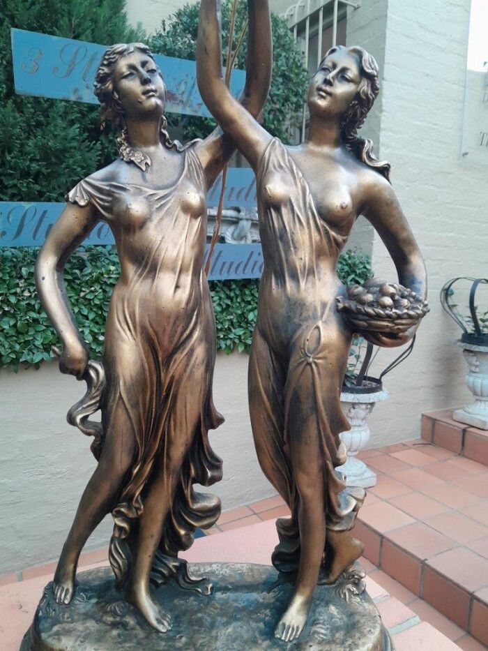 A 20th Century Gold Figural Lamp - Image 6