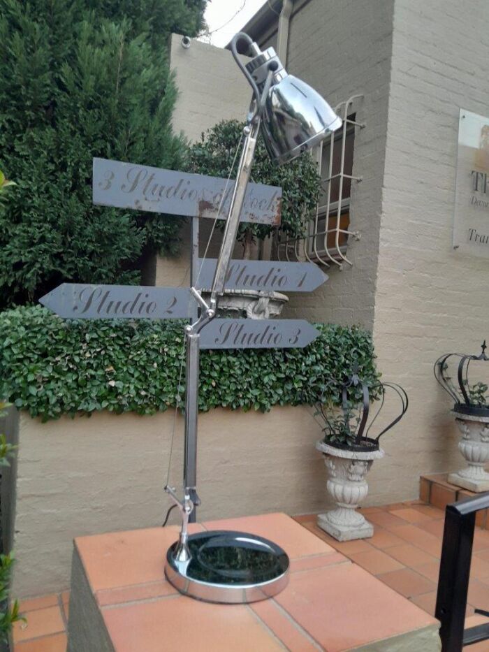 A 20th Century Chrome Adjustable Desk / Table Lamp - Image 2