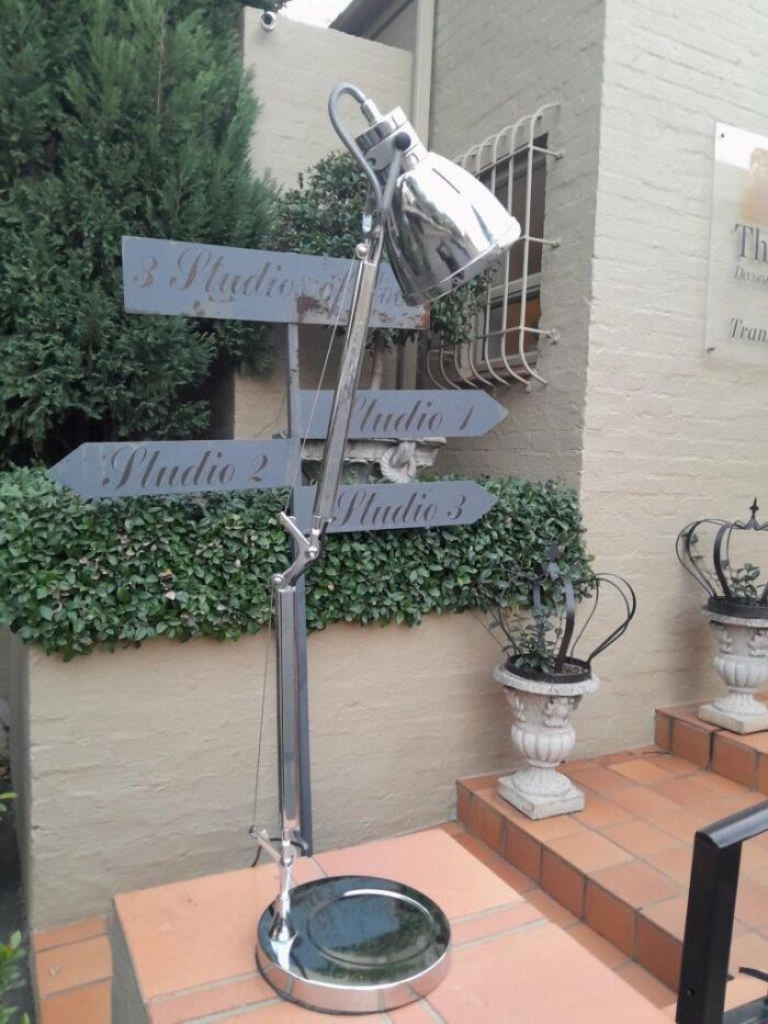 A 20th Century Chrome Adjustable Desk / Table Lamp - Image 3