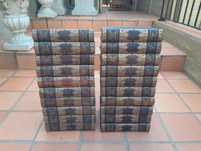 An Antique Collection of Twenty Books The International Library of Famous Literature - Image 3