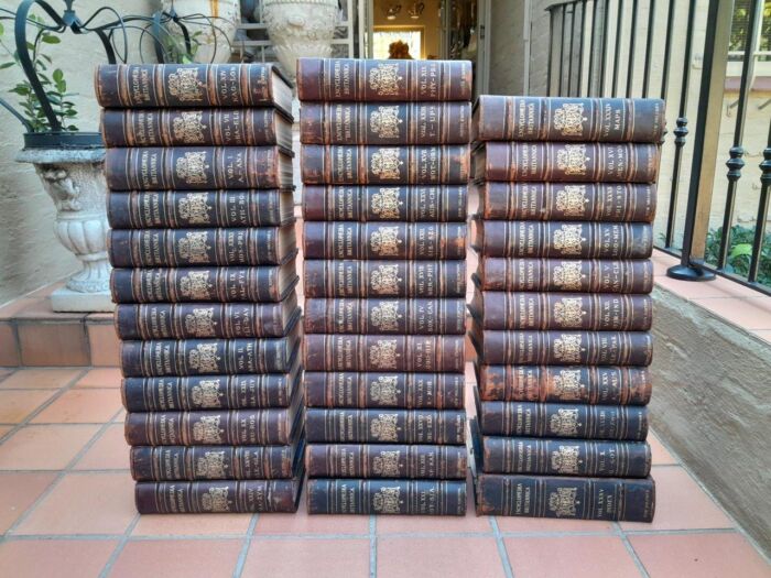 A 19th Century Set Of  Thirty Five Volumes Of Encyclopedia Britannica. Publisher A &C Black - Image 2