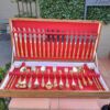 A 20th Century Gold Plated Cutlery Set In Canteen (112 Pieces) - Image 3