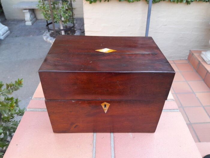 A 20th Century Decanter Velvet Lined Box With Six Decanters And Two Crystal Glasses - Image 7