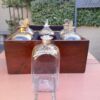 A 20th Century Decanter Velvet Lined Box With Six Decanters And Two Crystal Glasses - Image 12