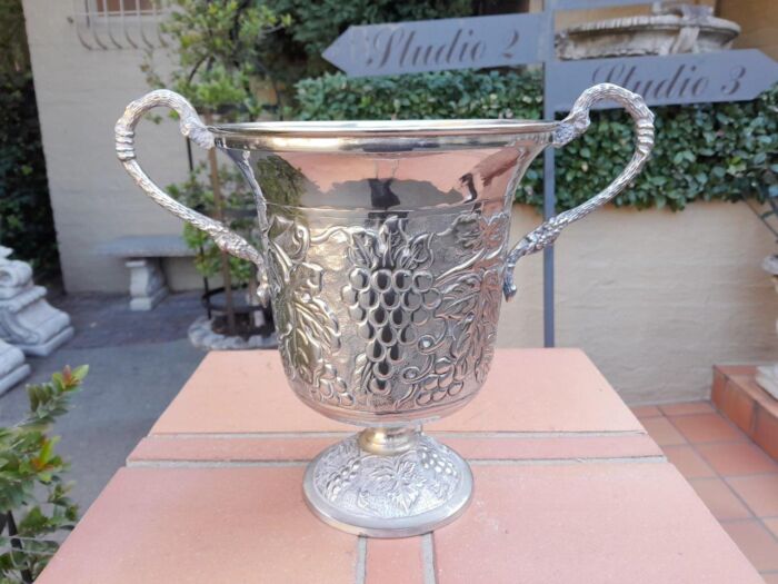 A 20th Century Silver Plate Victorian Style Champagne / Wine Cooler - Image 2
