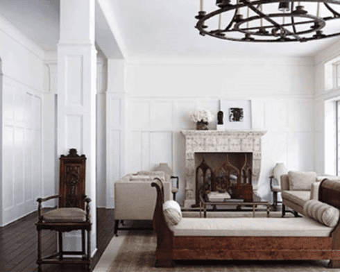 Antique Chaises and daybeds in modern spaces