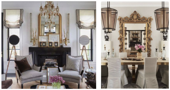 Baroque, Rococo, Neo-classical style mirrors