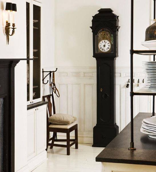 Antique Grandfather clocks in modern spaces