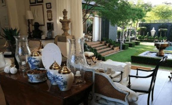Stephen Falcke mixing modern and antique items