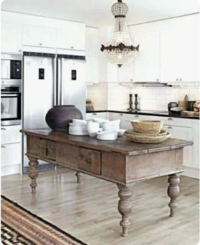 Antique FUrniture Table modern kitchen island