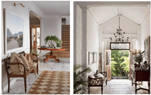 Adding an antique Riempie bench or chair into modern design