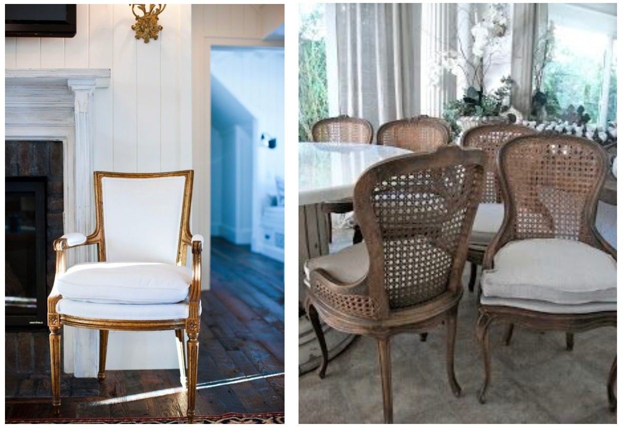 Mix-and-match antique chairs in modern spaces